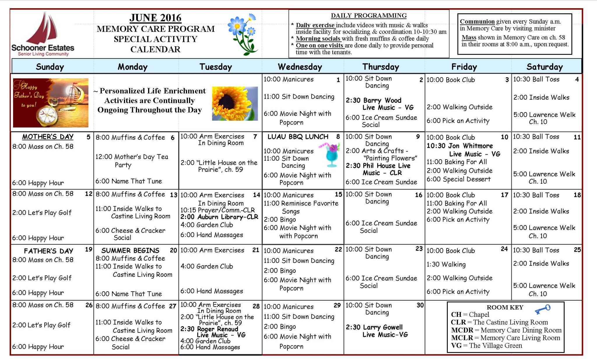 Calendar Of Events