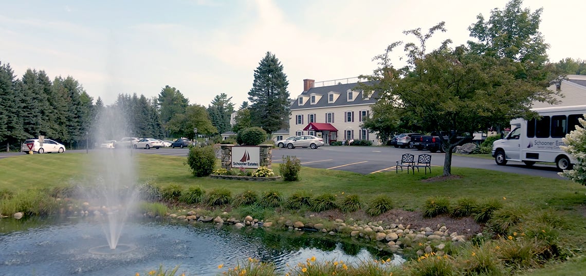 Front of the Schooner Estates property