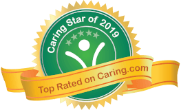 Caring Star Badge 2019 - Top Rated on Caring.com