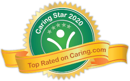 Caring Star Badge 2020 - Top Rated on Caring.com