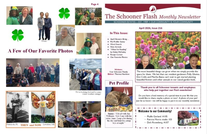 The Schooner Flash, Monthly Newsletter. February 2026 Issue.