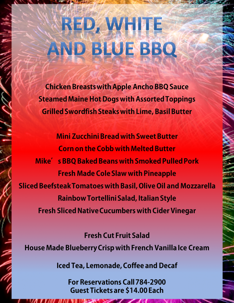 Red White and Blue BBQ