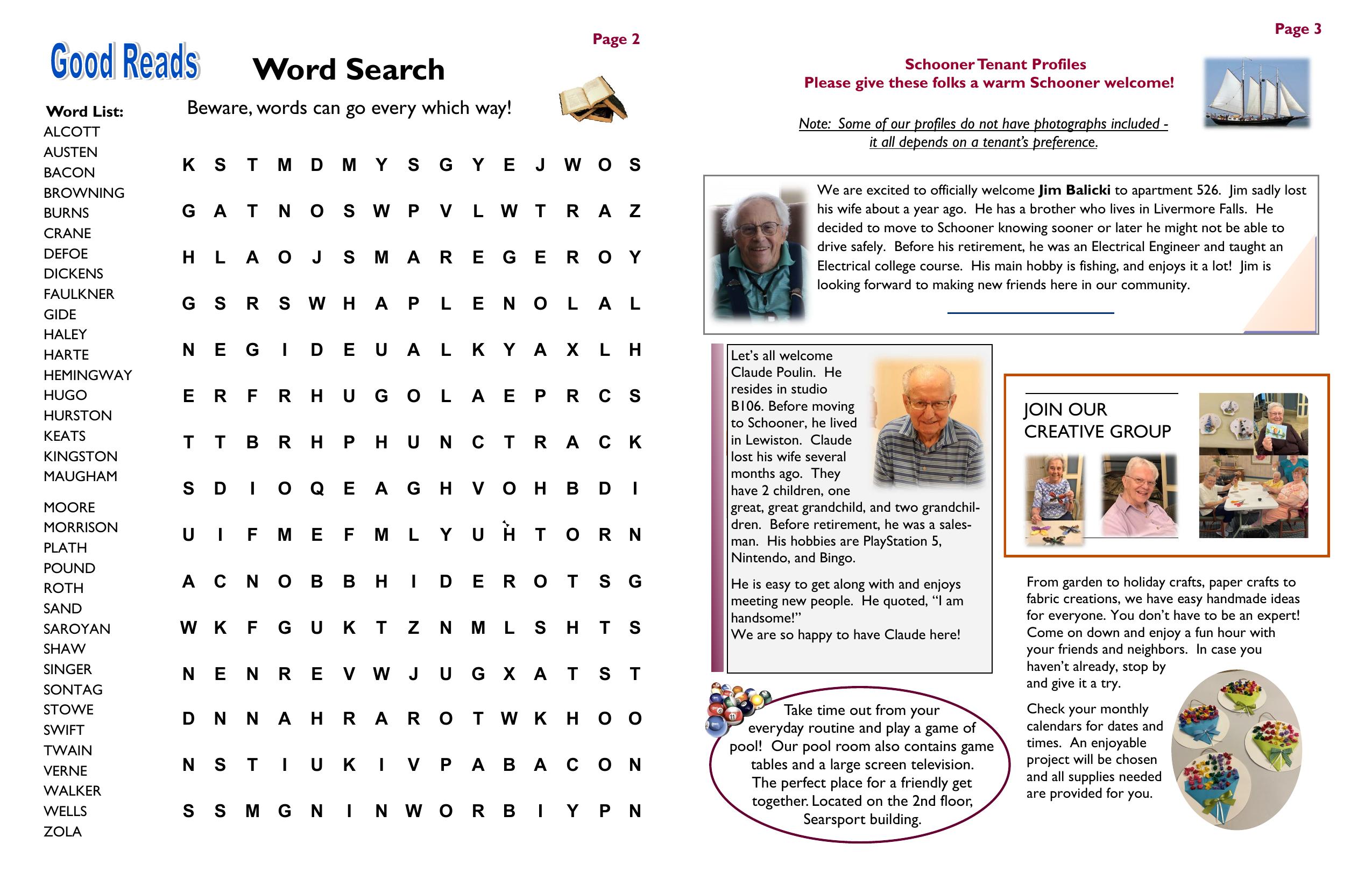 August 2025 Newsletter Page 2