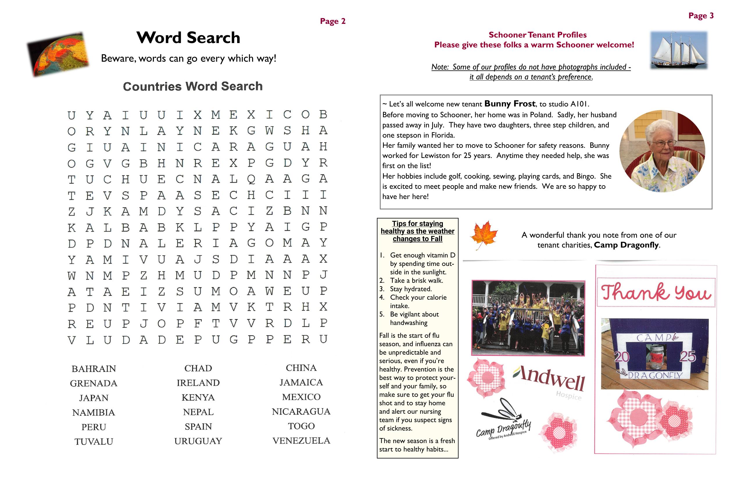 September 2025 Newsletter Page 2