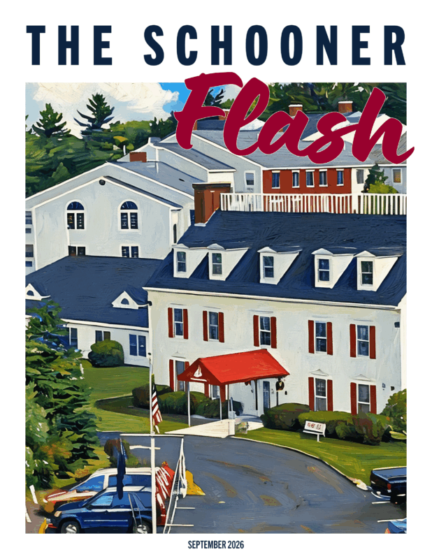 Front page of the September 2026 Issue of the Schooner Flash