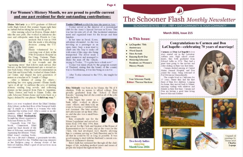 March 2026 Newsletter