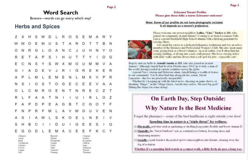 The Schooner Flash, Monthly Newsletter. February 2026 Issue.