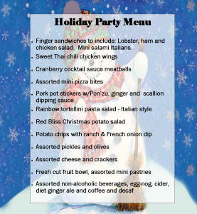 Holiday Menu
