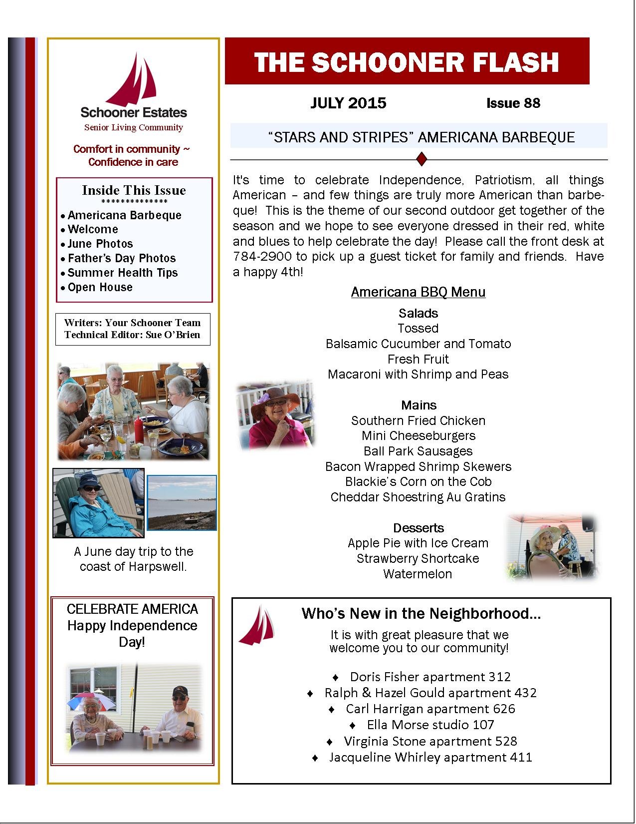 Flash Newsletter July 2015 Page 1