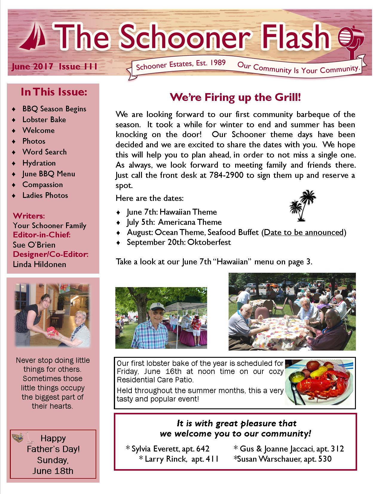 june 2017 schooner flash newsletter