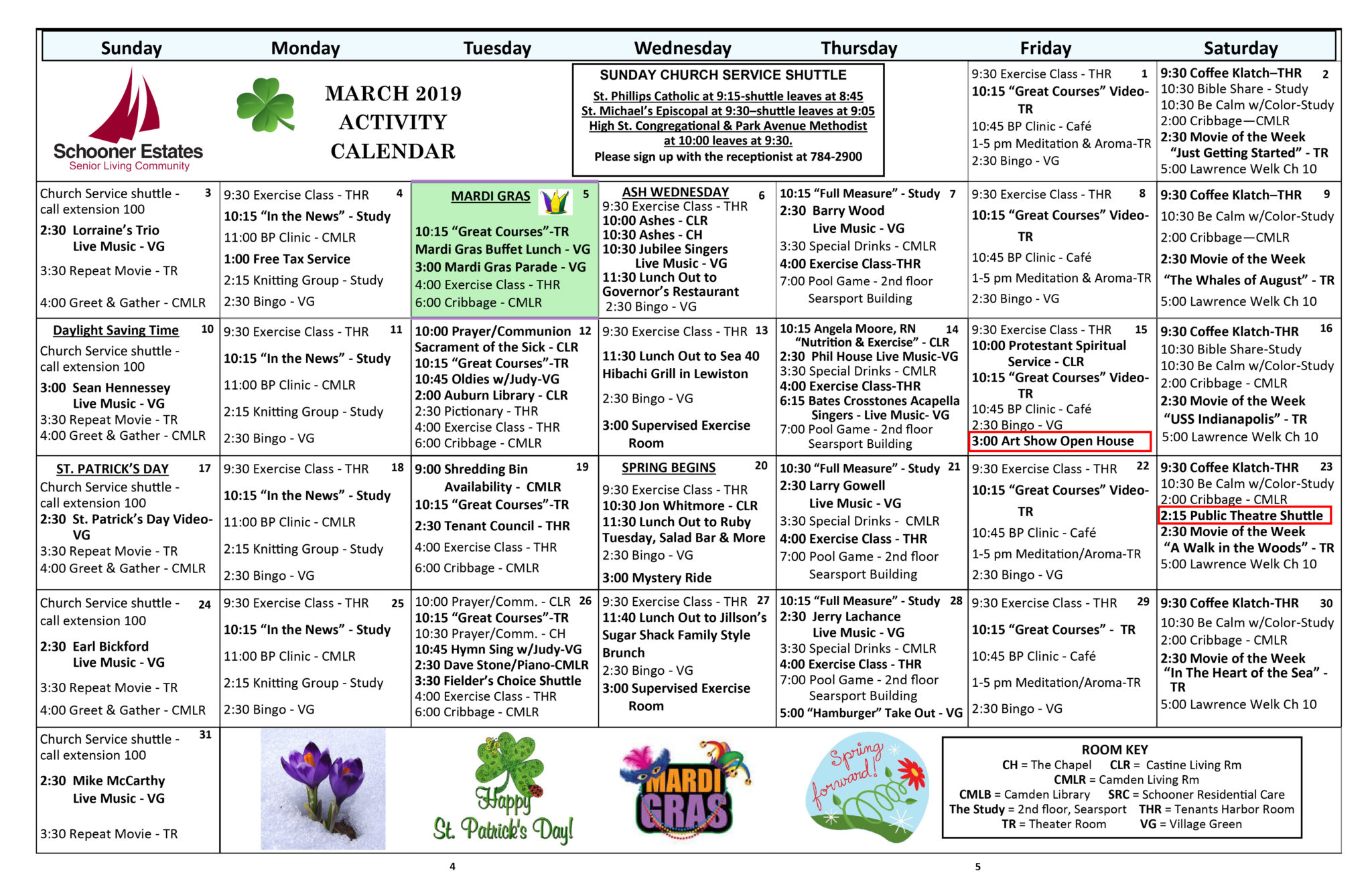 Activity Calendars Activity Calendars