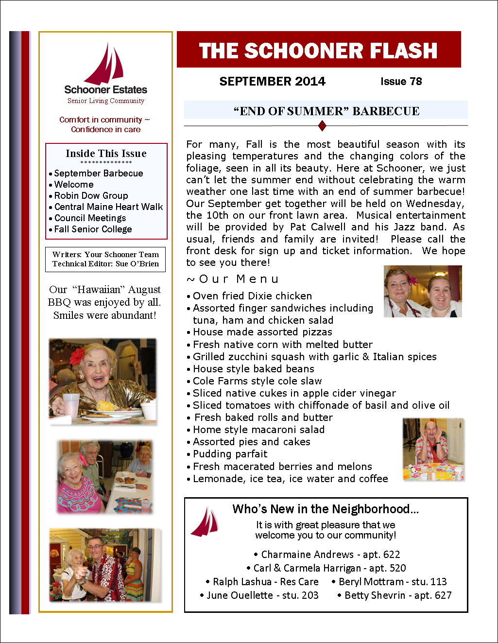 September 2014 Schooner Flash page 1